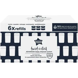 TOMMEE TIPPEE Twist & Click Nachfüllkassette 6 Stück