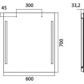EMCO Premium 600 x 700 mm,