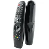 azurano Fernbedienung Magic Remote AN-MR600, AKB74495301, AKB74495302 für 2015 LG Smart TV mit Sprachsteuerung, Mausfunktion - Schwarz