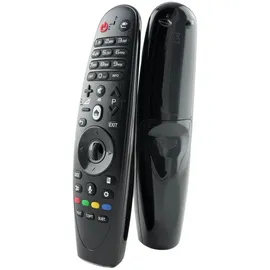 azurano Fernbedienung Magic Remote AN-MR600, AKB74495301, AKB74495302 für 2015 LG Smart TV mit Sprachsteuerung, Mausfunktion - Schwarz