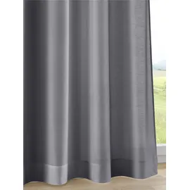 Kutti Vorhang Kessy Ösen 140 x 145 cm Grau 1 Stk.