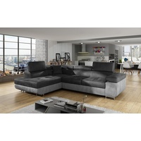 yourhouse24 Ecksofa ANTON L-form Schlafsofa Wohnlandschaft Links Rechts Couch Bettkasten