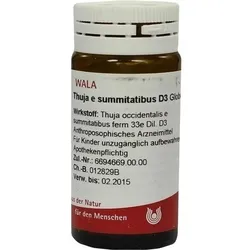 THUJA E SUMMITATIBUS D 3 Globuli 20 g