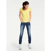 Heine Rundhals-Shirt in gelb | Gr.: 42