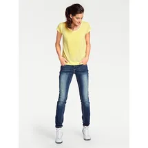 Heine Rundhals-Shirt in gelb | Gr.: 42