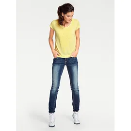 Heine Rundhals-Shirt in gelb | Gr.: 42