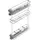 Emuca Weinregal 80 x 15 x 0 cm Grau