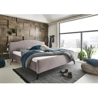 Atlantic Home Collection Polsterbett »Tamiga«, mit Massivholzfüße lila