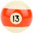 Sportime Billardkugel "Pool", ø 57,2 mm, 13
