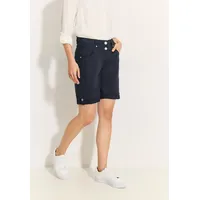 Cecil Damen B377728 Shorts mit Straight Legs, universal Blue, 26W - 26W