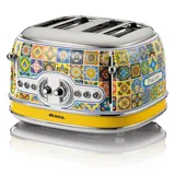 Ariete Toaster 156 Positano Blau/Gelb