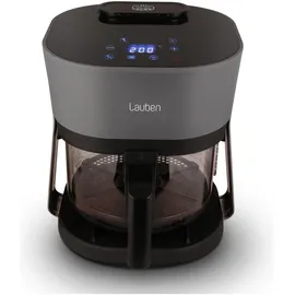 Lauben Glass&Steam Heißluftfritteuse 4500BG schwarz