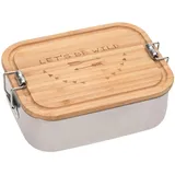 Lässig Vesperdose Lunchbox Stainless Steel Bamboo Adventure