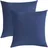 NatureMark Kissenbezug Jersey 80 x 80 cm Navy Blau