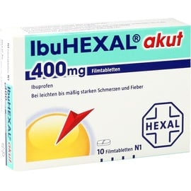 Hexal IbuHexal  akut 400 mg Filmtabletten 10 St.