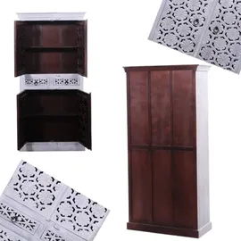 Marrakesch Orient & Mediterran Interior Kleiderschrank Hamada 90 x 180 x 0 cm Weiß