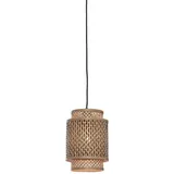 Good & Mojo Hängeleuchte Good&Mojo,Natur, Schwarz, Holz, Bambus, 25 cm LED-Leuchtmittel austauschbar, Lampen / Leuchten, Innenbeleuchtung, Hängelampen, Pendelleuchten