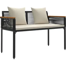 vidaXL Gartenmöbel Set 4-tlg. Schwarz
