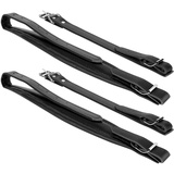 Akkordeonriemen, PU Leder Akkordeon Zubehör 2 X für 16-120 Bass Akkordeon(44 * 8 * 5cm-Schwarz)