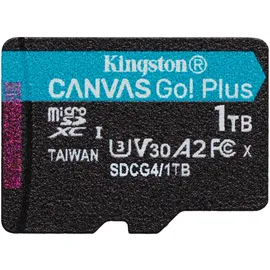 Kingston Canvas Go! Plus Gen4 1TB microSDXC Speicherkarte (200 MB/s, A2 U3)
