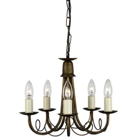 Elstead Lighting Minster 5-flg. (MN5 BLK/GOLD)
