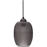 Pauleen Gleaming Glamour Pendelleuchte max. 20 Watt Rauchglas, Schwarz