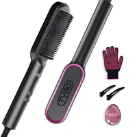 besuche den tymo-store Haarglätter Kamm mit Keramik 5 Stufen 25s Wärme