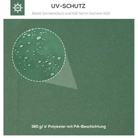 Outsunny Ersatzdach 3 x 4 m Grün