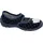 Fischer Markenschuh Klett-Hausschuh Blau 30