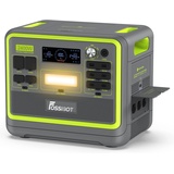 FOSSiBOT F2400 Powerstation 2048Wh Lifepo4, USV Inverter Stromerzeuger Tragbare Solar Generator 2400W(4800W Peak) 230V 3AC Ausgängen,