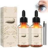 URWEIGH Lash Luxe Wimpernserum – Lashluxe Rizinusöl Veganes Wachstumsserum, Lash Luxe Wimpernwachstumsserum, Hilft Wimpern Gesünder, Länger Und Dicker Zu Wachsen (2pcs)