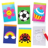 Baker Ross AW733 Notizbücher, 12 Stück, perfekt für Goodie Bags, Halloween-Partygeschenk, Pinata oder Geburtstagsgeschenk