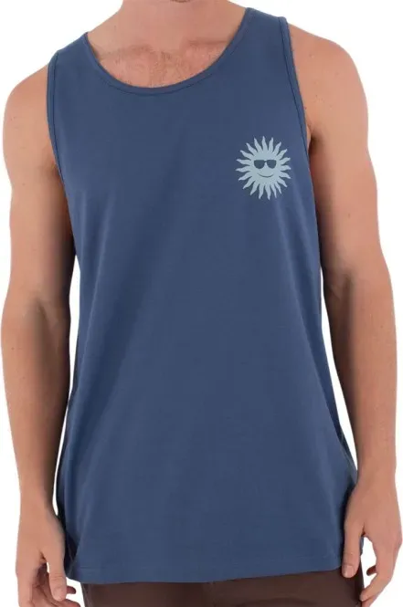 HURLEY PRINTING PRESS FOMO Tanktop 2026 grey teal - S