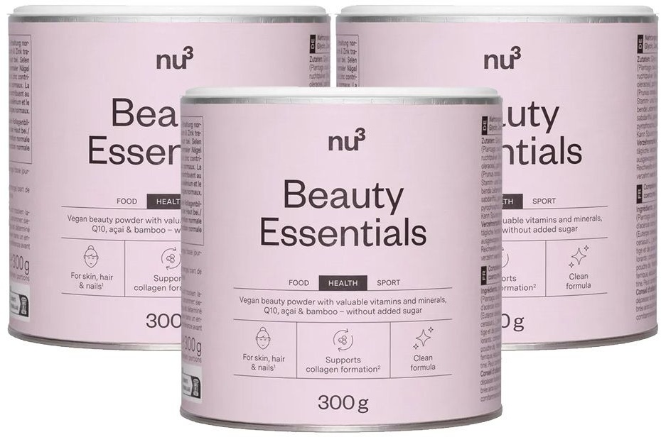 NU3 Beauty Essentials 3x300 g Poudre