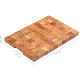 vidaXL Hackblock 50×30×3,8 cm Akazie Massivholz