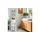 VASAGLE Badschrank weiß 30,0 x 30,0 x 170,0 cm