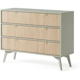 masseno Kommode FORESTA 106 x 80 x 38 cm Hellgrün