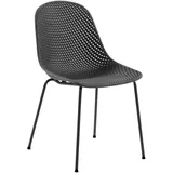 Stühle in Grau Kunststoff Skandi Design (4er Set)