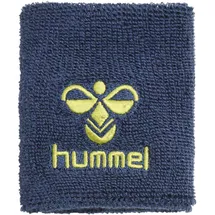 hummel Old School Small Schweißband, dark denim/lime punch