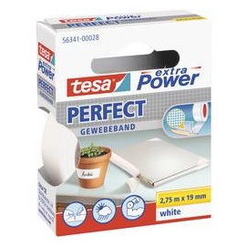 Tesa PERFECT 56341-00028-03 Gewebeklebeband tesa® extra Power Weiß
