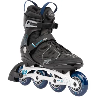 K2 F.I.T. 84 BOA Herren Inline Skates - Grey - Blue — EU: 42 1/2