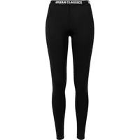 URBAN CLASSICS Leggings Schwarz, S