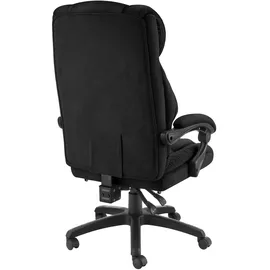 Tectake Jillien Velours Schwarz