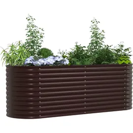 vidaXL Hochbeet 240 x 80 x 81 cm Braun