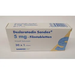 Desloratadin Sandoz 5mg Filmtablette 30 Stück