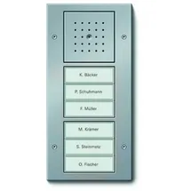 Gira Türstation AP 6fach 126866 weiß