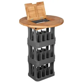 Mr. Deko Bierkistenaufsatz 70 cm Teak