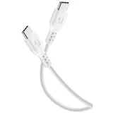 Cellular Line USB-C auf USB-C 0,6 m Weiß