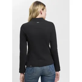 Ragwear Sweatjacke »AVALINA O« maritimer Sweat-Blazer mit Kontrast-Details schwarz