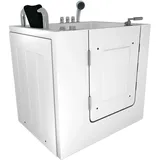 AcquaVapore AquaVapore Sitzwanne Whirlpool Badewanne mit Tür S02WP-TH-C-L 100x78cm